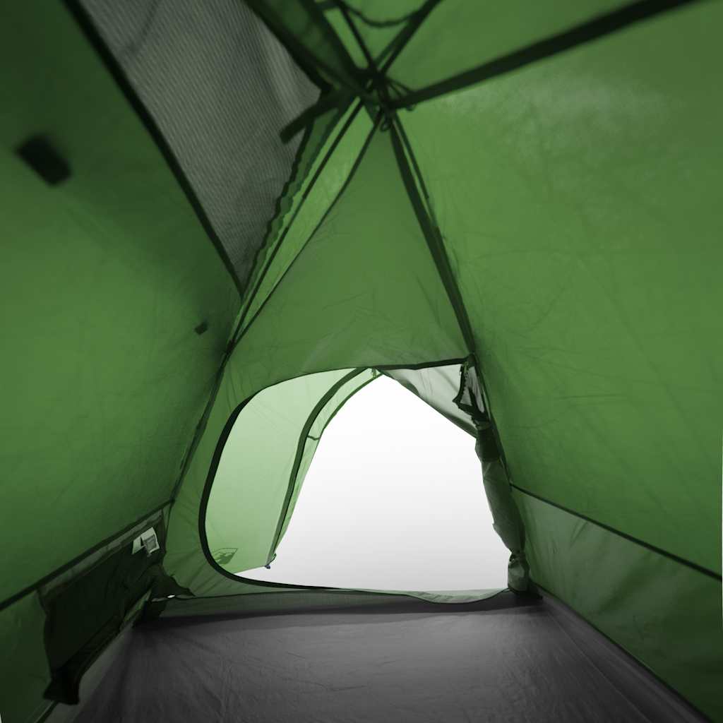 Camping Tent Dome 2-Person Green Waterproof