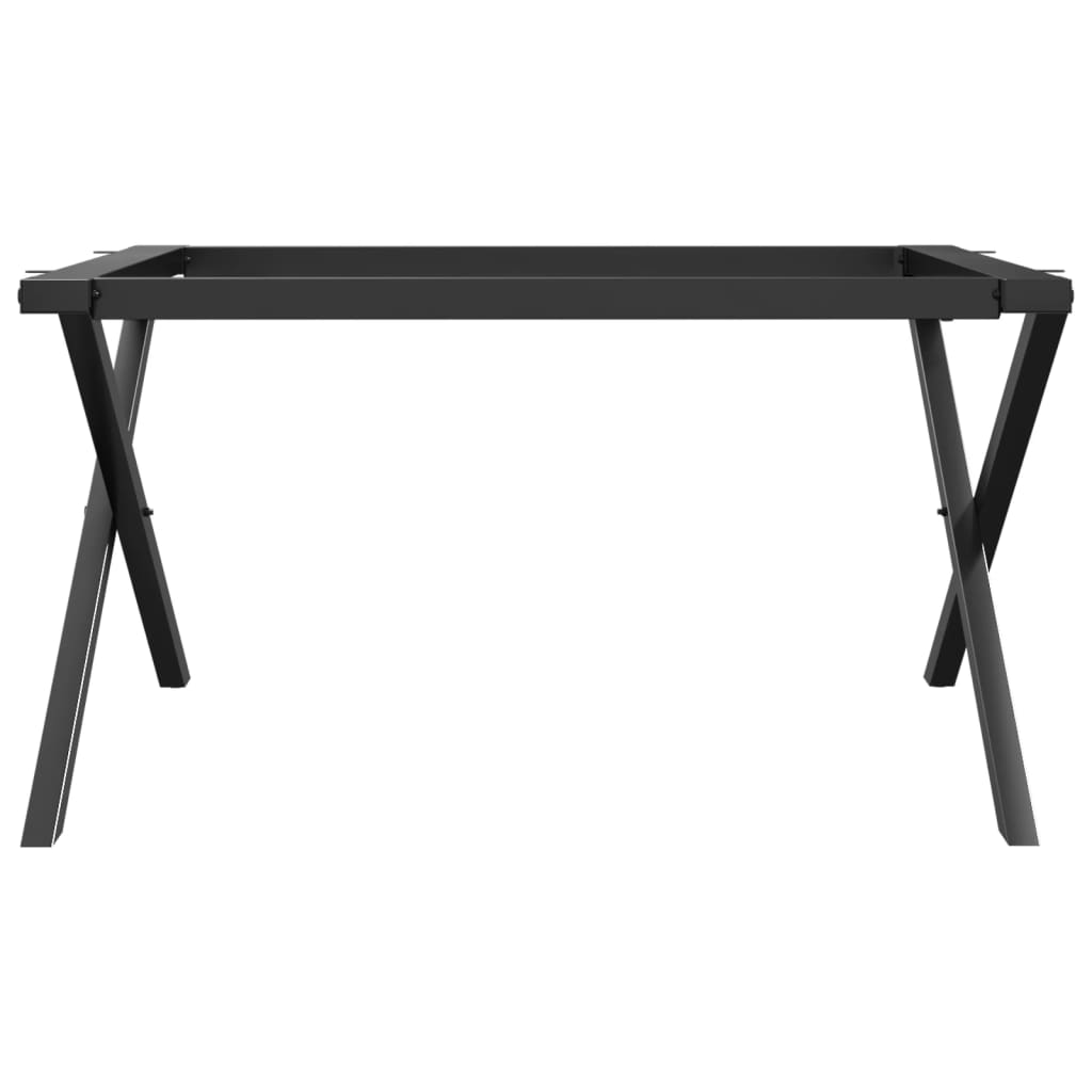 Coffee Table Legs X-Frame 80x70x43 cm Steel