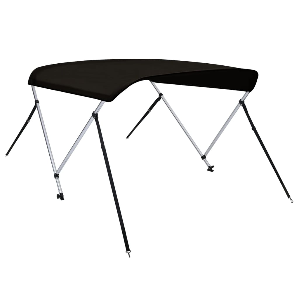 2-bow Bimini Top Black 180x150x110 cm