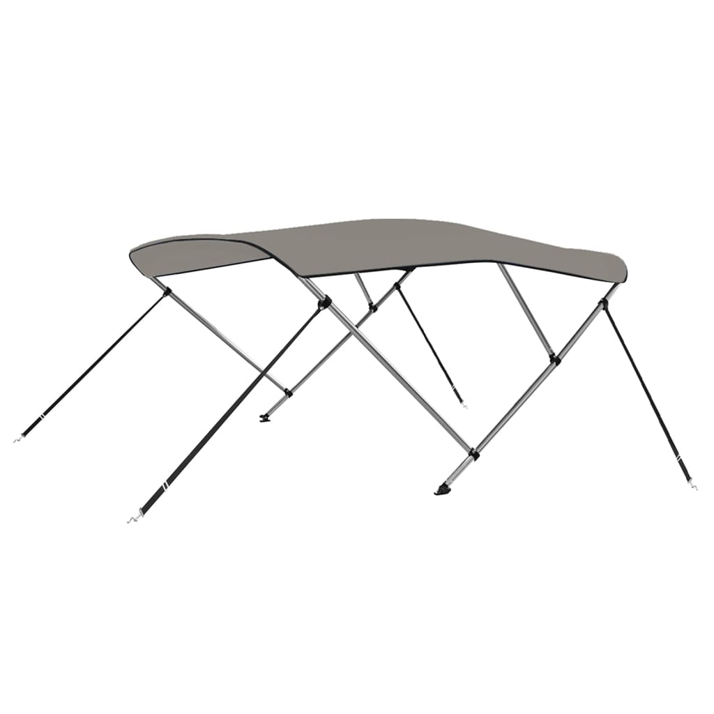 3-bow Bimini Top Grey 183x140x137 cm