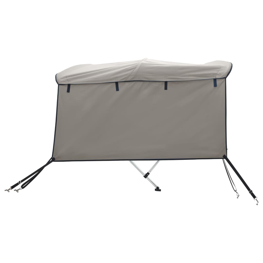 3-bow Bimini Top with Sidewalls 183x(154-167)x137 cm