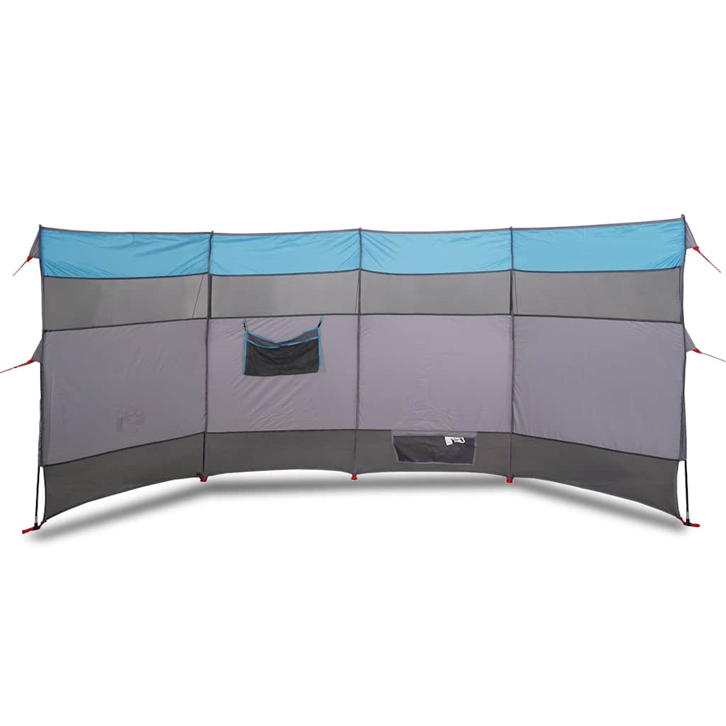 Camping Windbreak Blue 366x152x152 cm Waterproof