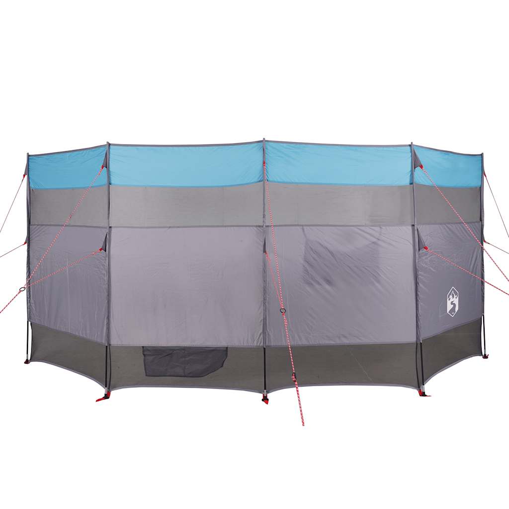 Camping Windbreak Blue 366x152x152 cm Waterproof