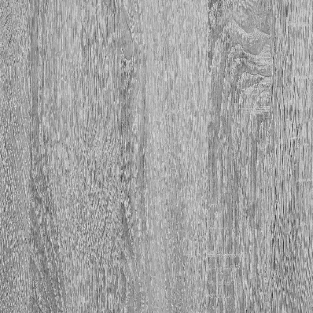 Coffee Table Grey Sonoma 100x55x50 cm Engineered Wood and Metal