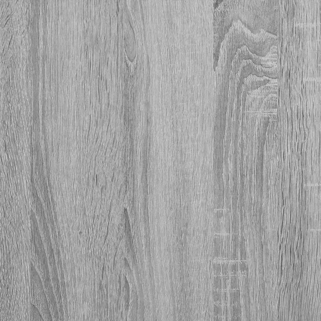 Coffee Table Grey Sonoma 100x50x40 cm Engineered Wood and Metal
