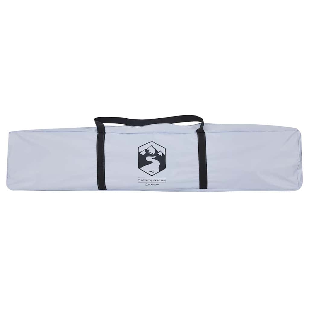 Camping Tent Dome 4-Person White Blackout Fabric Quick Release