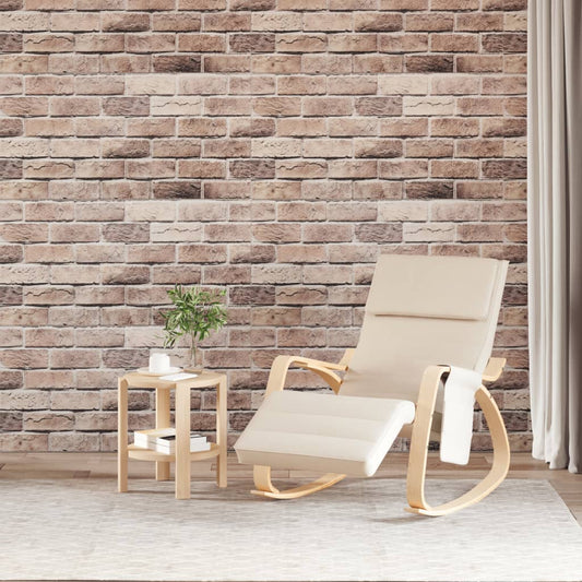 3D Wall Panels 10 pcs Brown 100x50 cm EPS