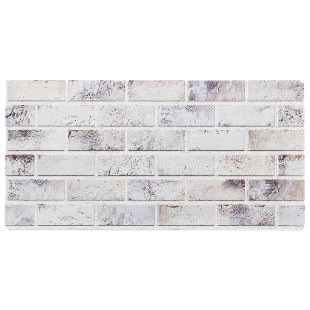 3D Wall Panels 10 pcs Light Grey 100x50 cm EPS