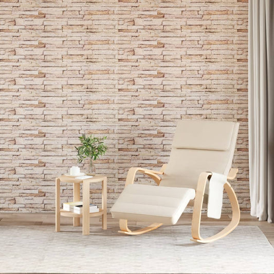 3D Wall Panels 14 pcs Brown 100x25 cm EPS