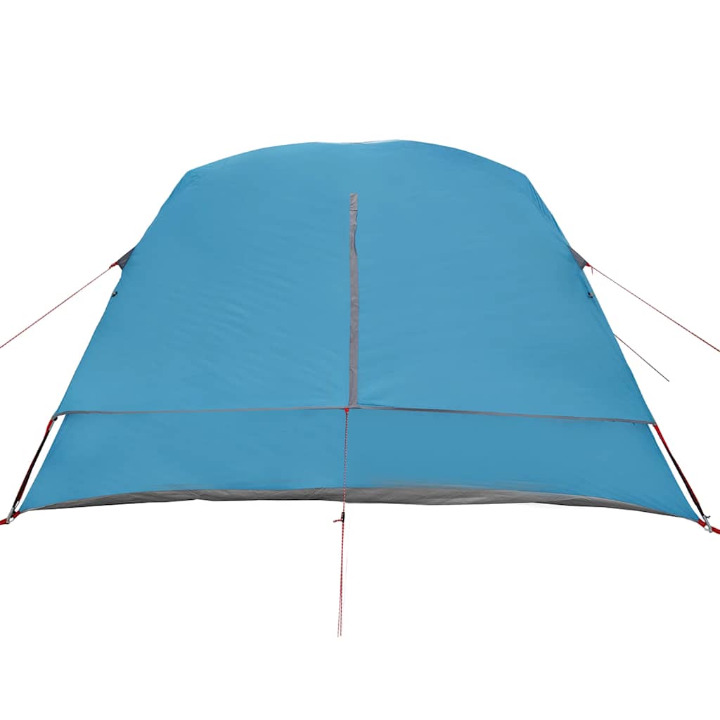 Camping Tent Cabin 4-Person Blue Waterproof