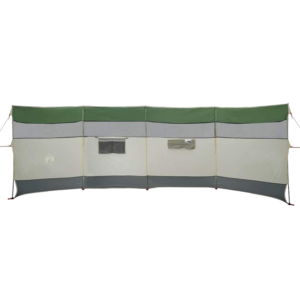 Camping Windbreak Green 510x153 cm Waterproof