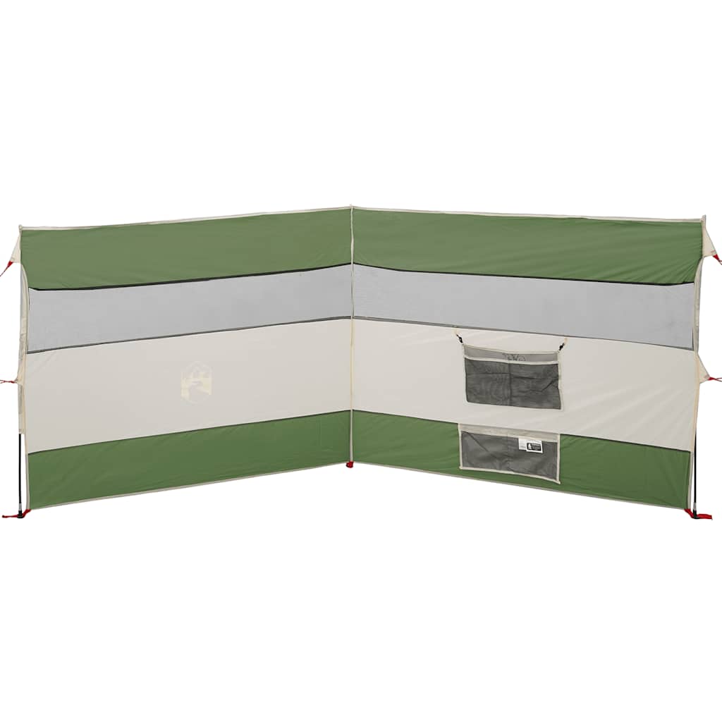 Camping Windbreak Green 340x130 cm Waterproof