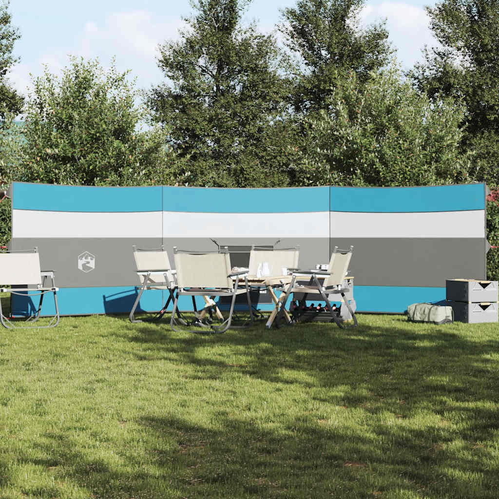 Camping Windbreak Blue 508x130 cm Waterproof