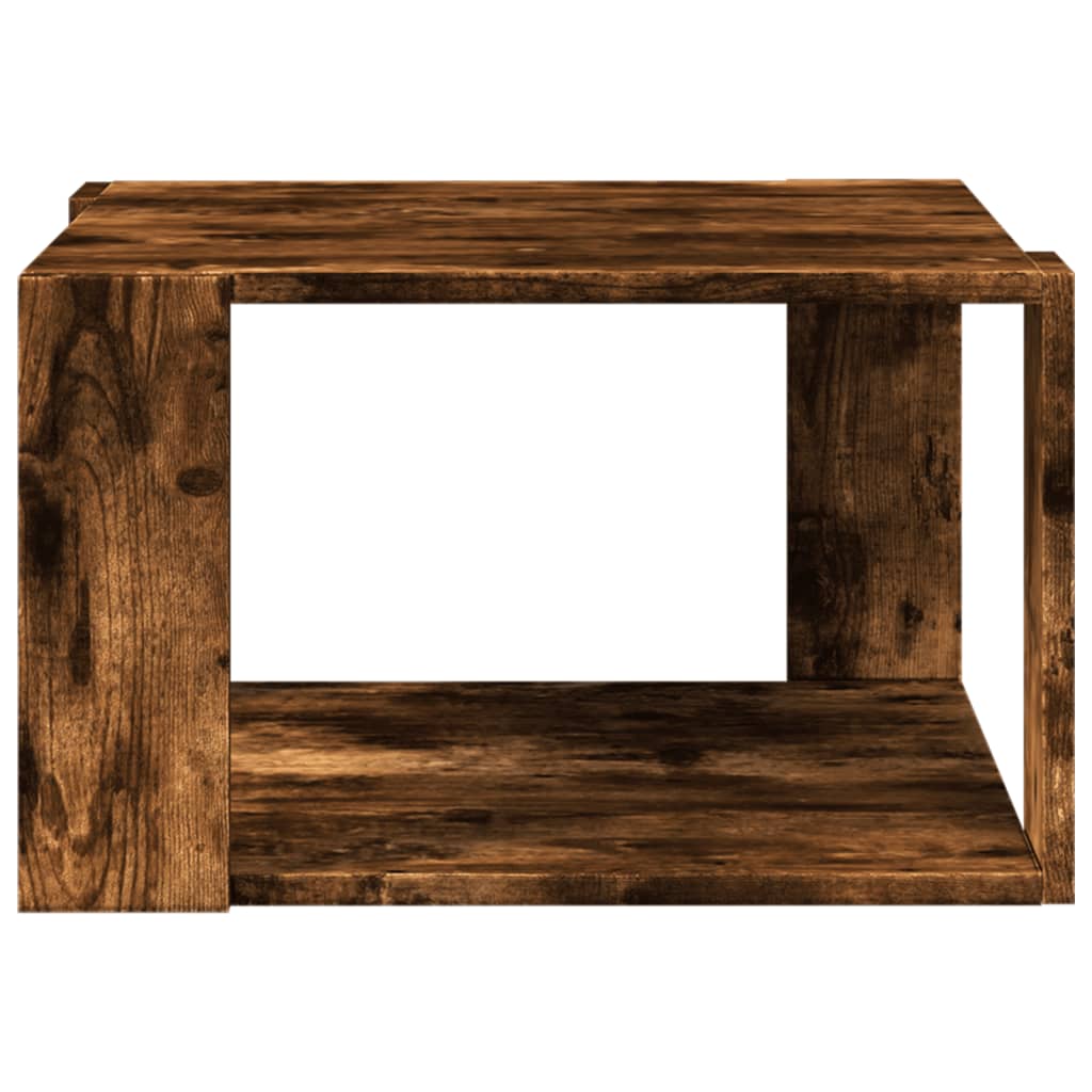 Coffee Table Smoked Oak 51.5x51.5x30 cm Engineered Wood