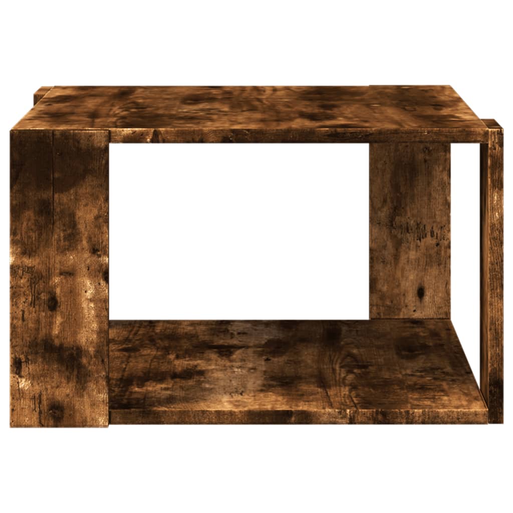 Coffee Table Smoked Oak 51.5x51.5x30 cm Engineered Wood