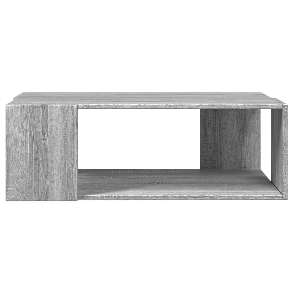 Coffee Table Grey Sonoma 89.5x48x30 cm Engineered Wood