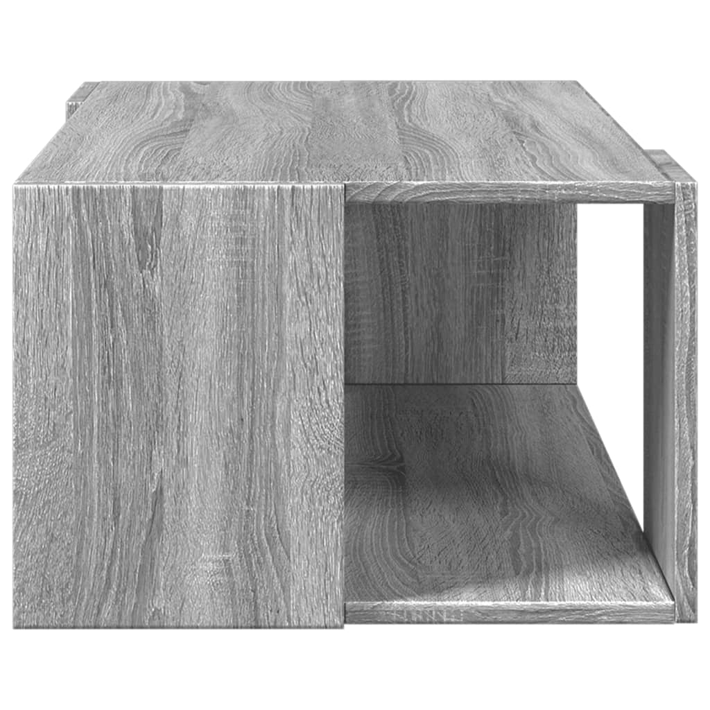 Coffee Table Grey Sonoma 89.5x48x30 cm Engineered Wood