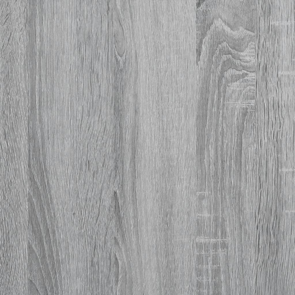 Coffee Table Grey Sonoma 90x57x35 cm Engineered Wood and Metal