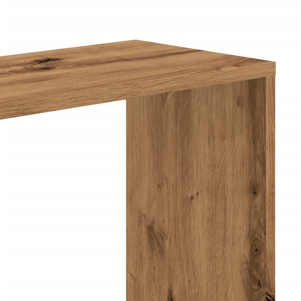 Bookcase 5-Tier Artisian Oak 45x23.5x162.5 cm Engineered Wood