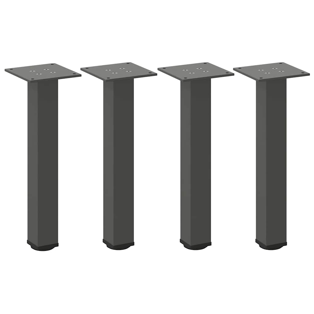 Coffee Table Legs 4 pcs Anthracite 30-32 cm Steel