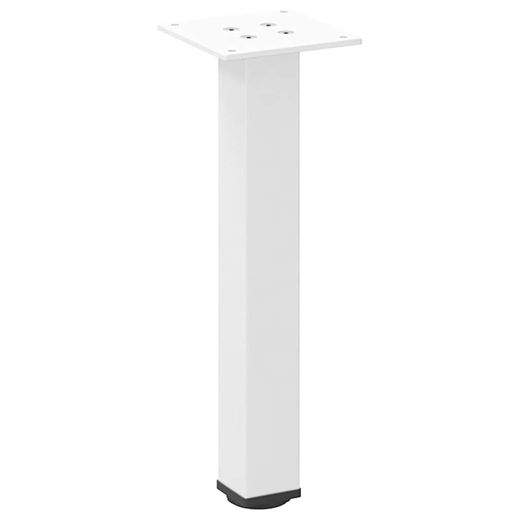 Coffee Table Legs 4 pcs White 42-44 cm Steel
