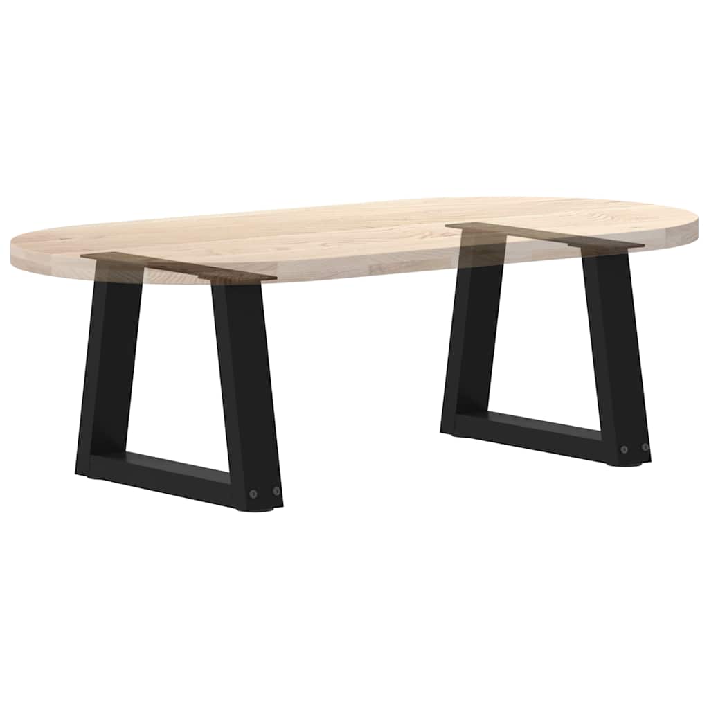 Coffee Table Legs V-Shape 2 pcs Black 30x(30-31.3) cm Steel