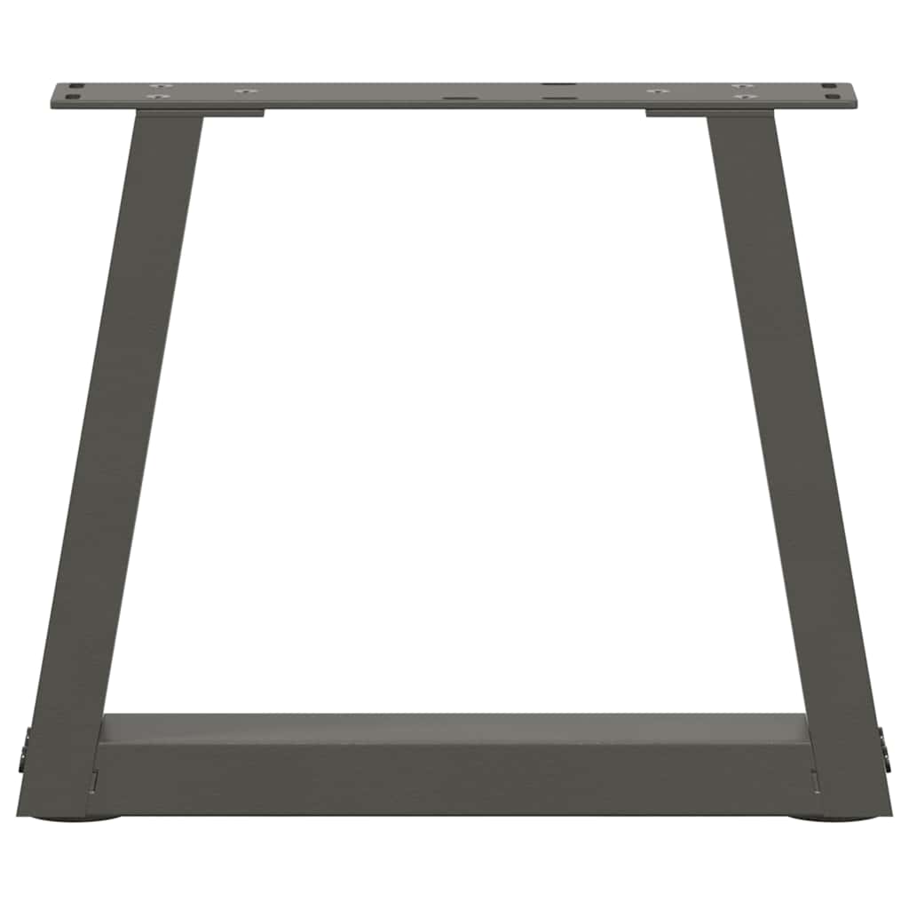 Coffee Table Legs V-Shape 2 pcs Anthracite 30x(30-31.3) cm Steel
