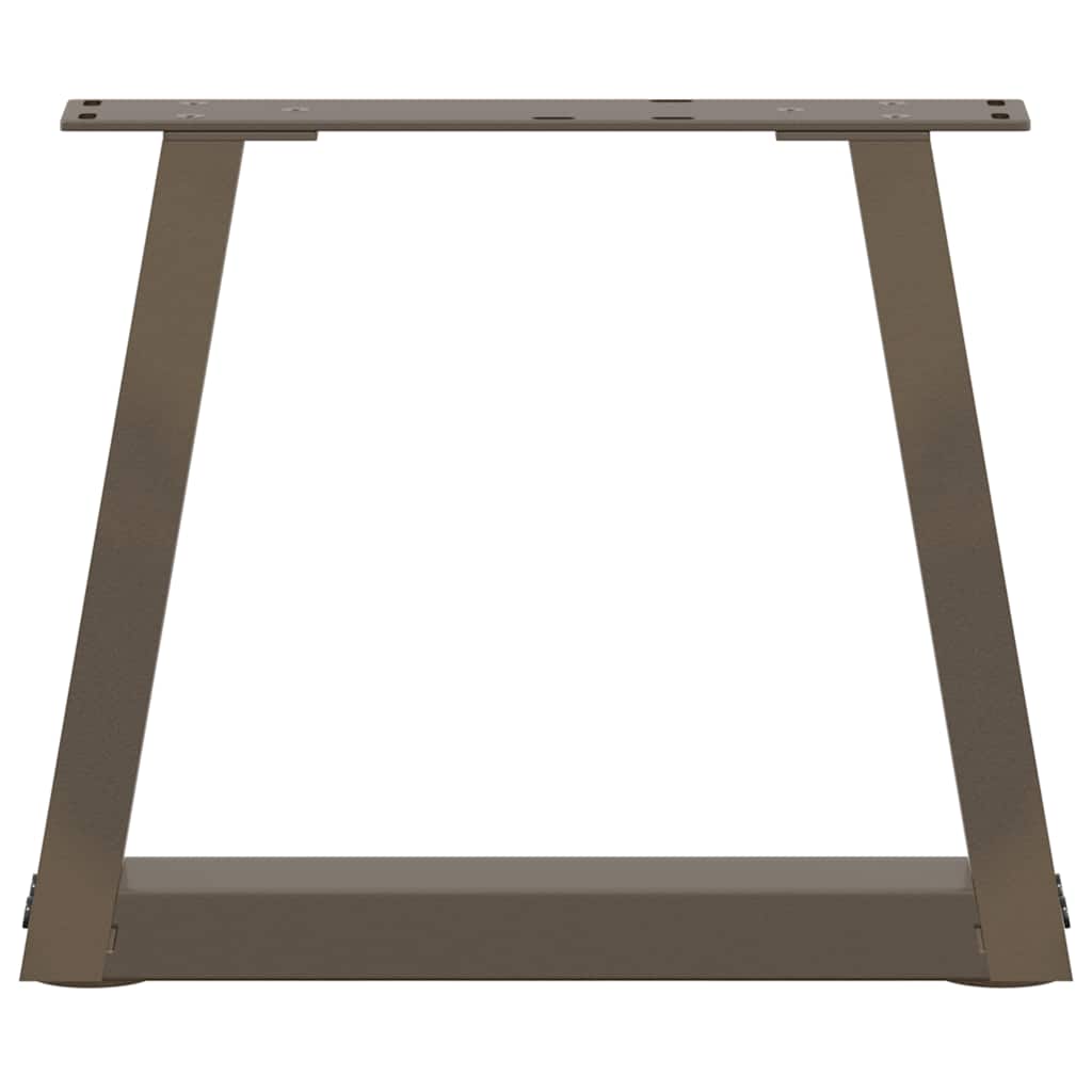Coffee Table Legs V-Shape 2 pcs Natural Steel 30x(30-31.3) cm Steel