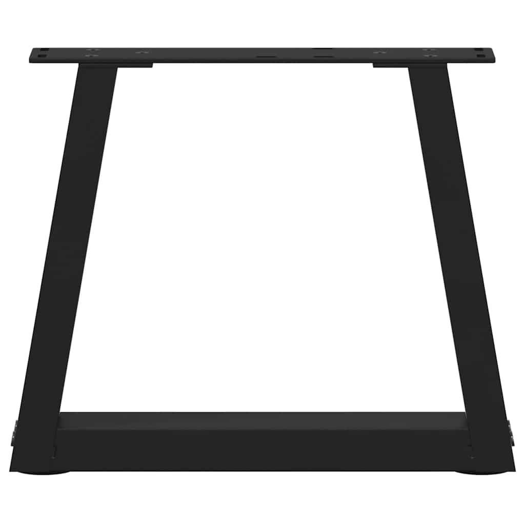Coffee Table Legs V-Shape 2 pcs Black 40x(30-31.3) cm Steel