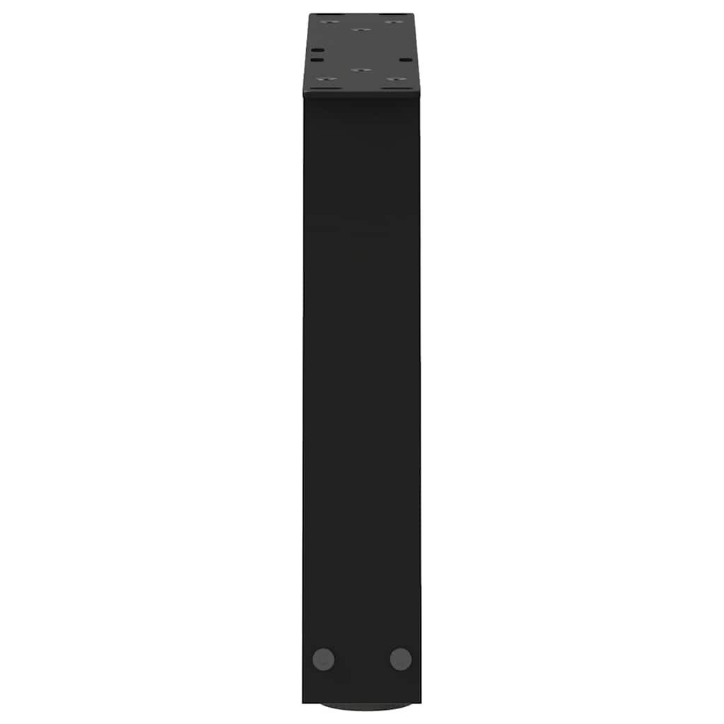 Coffee Table Legs V-Shape 2 pcs Black 40x(30-31.3) cm Steel