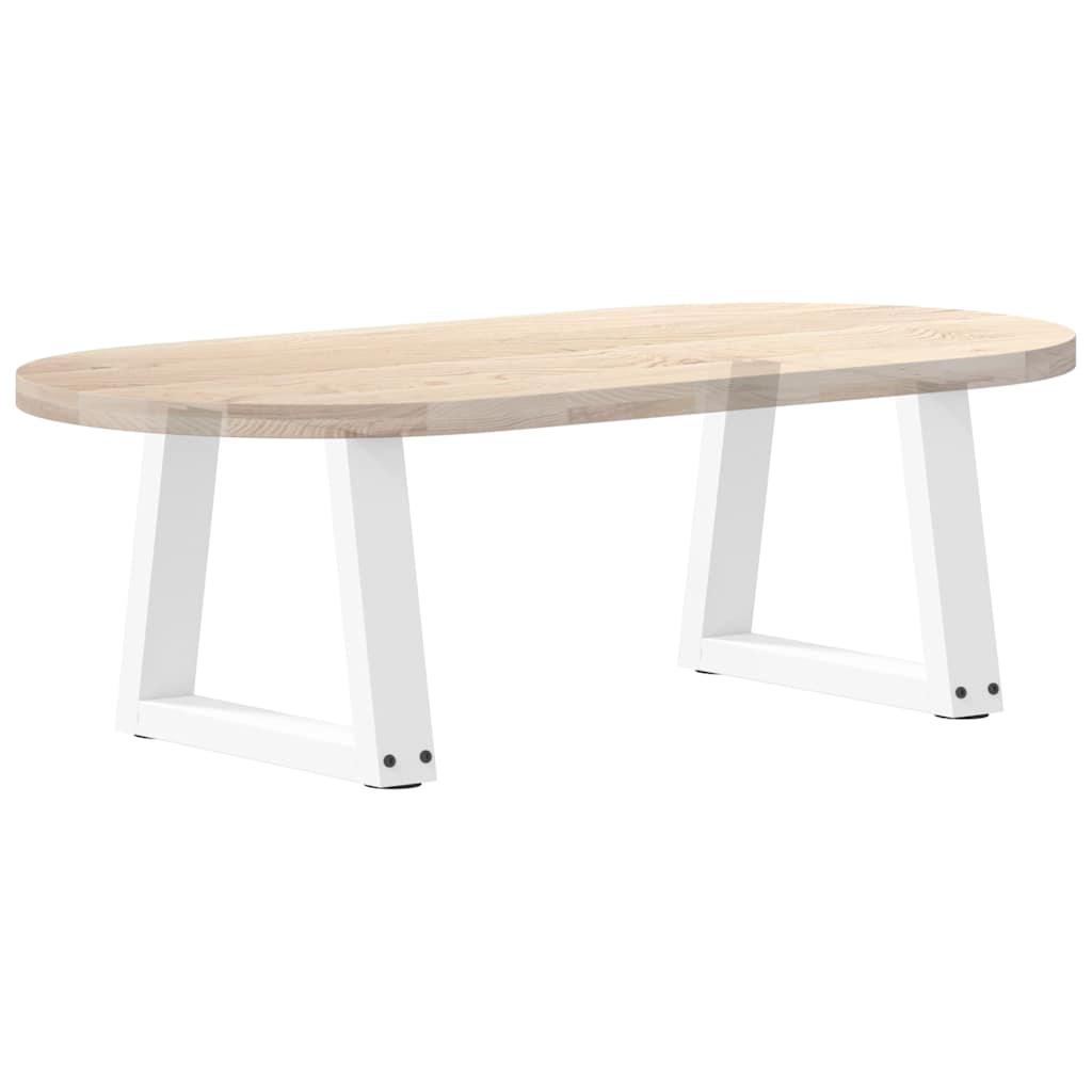 Coffee Table Legs V-Shape 2 pcs White 40x(30-31.3) cm Steel