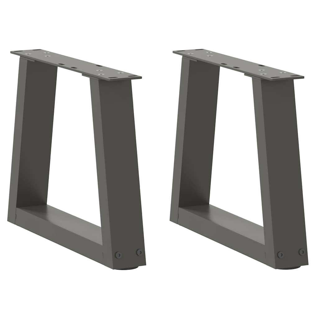 Coffee Table Legs V-Shape 2 pcs Anthracite 40x(30-31.3) cm Steel