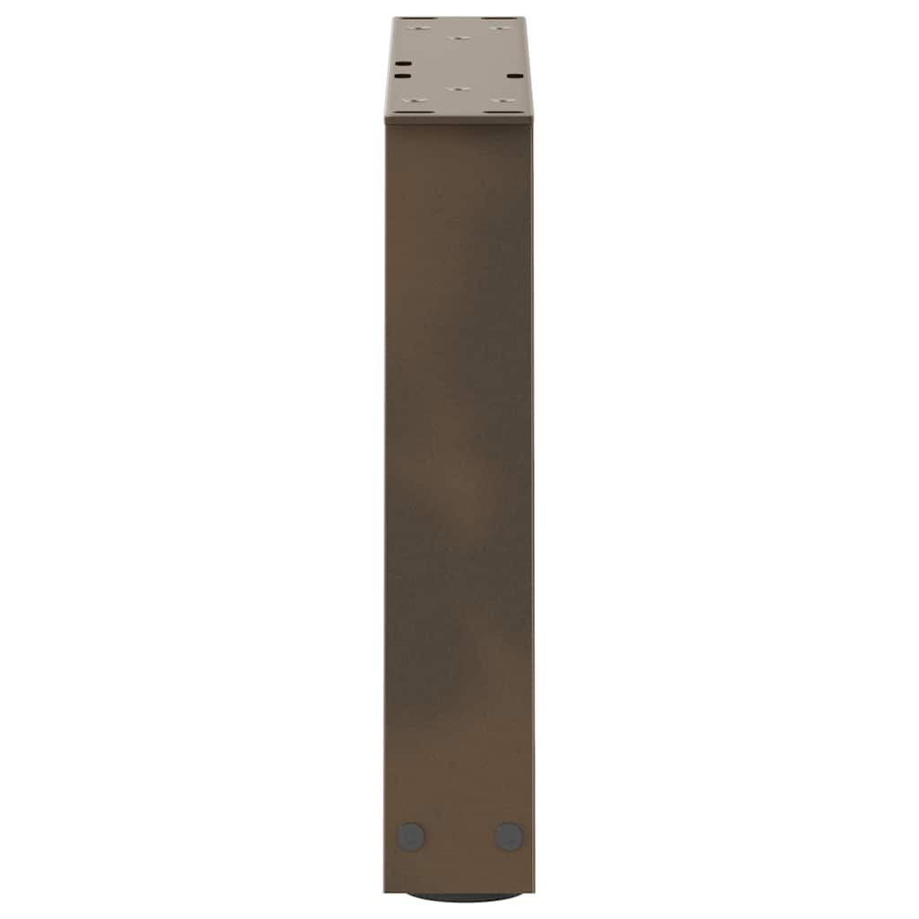 Coffee Table Legs V-Shape 2 pcs Natural Steel 40x(30-31.3) cm Steel