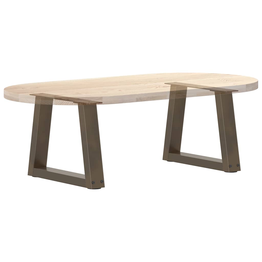 Coffee Table Legs V-Shape 2 pcs Natural Steel 40x(30-31.3) cm Steel