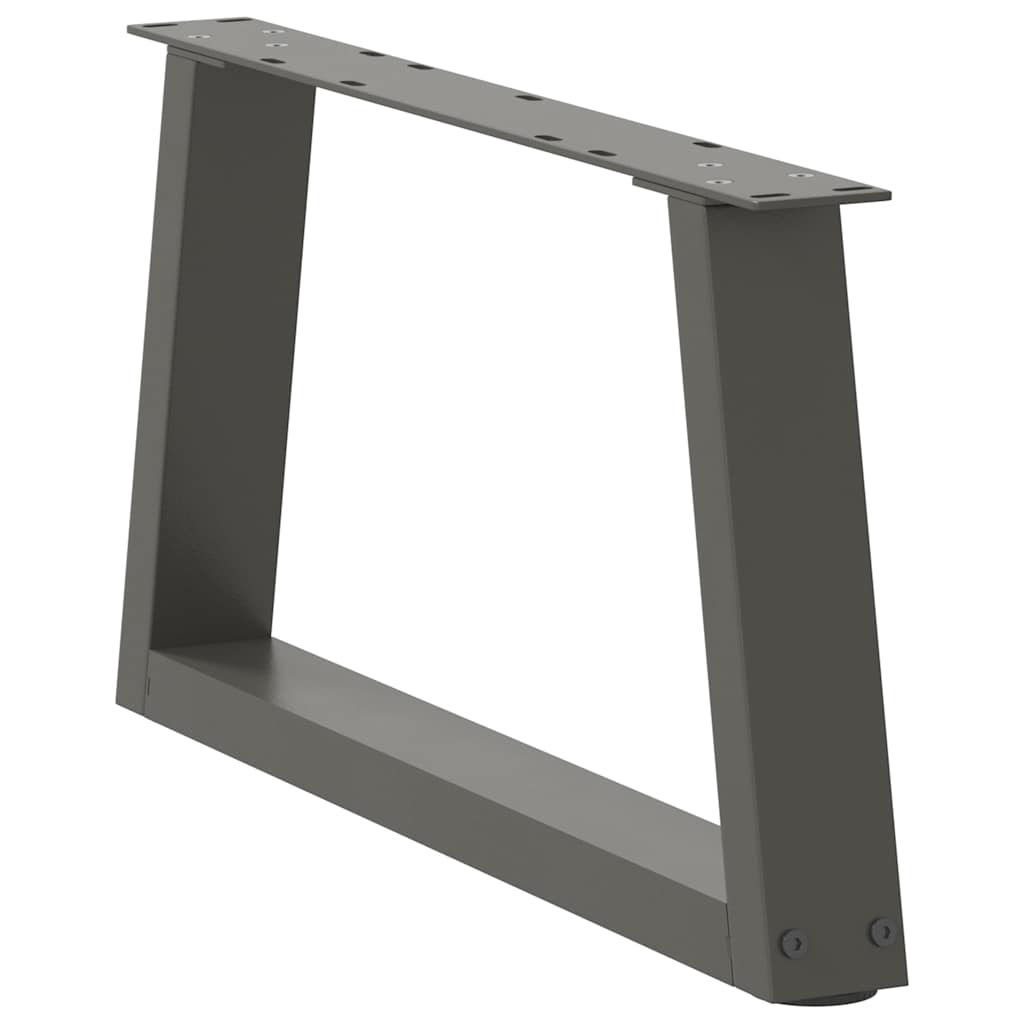 Coffee Table Legs V-Shape 2 pcs Anthracite 70x(30-31.3) cm Steel