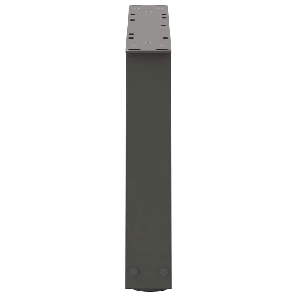 Coffee Table Legs V-Shape 2 pcs Anthracite 70x(30-31.3) cm Steel