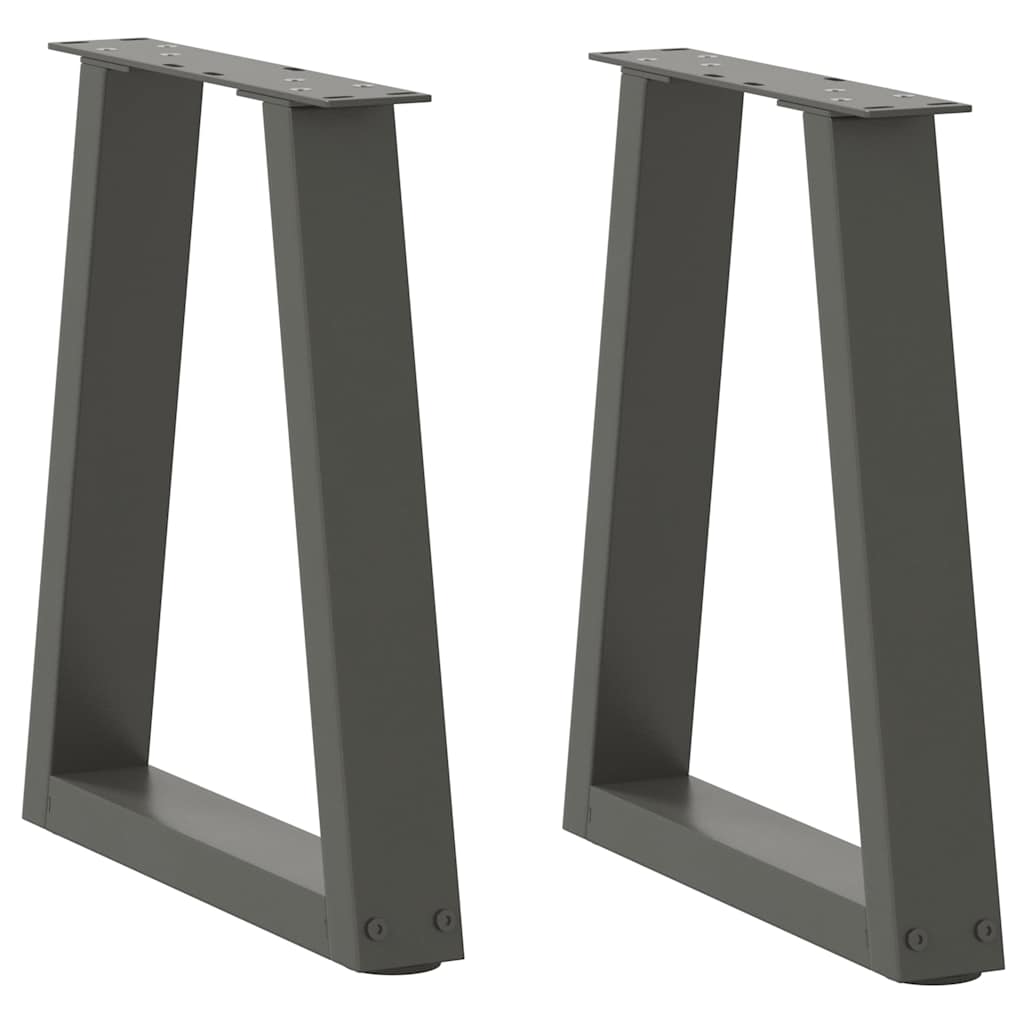 Coffee Table Legs V-Shape 2 pcs Anthracite 28x(42-43.3) cm Steel