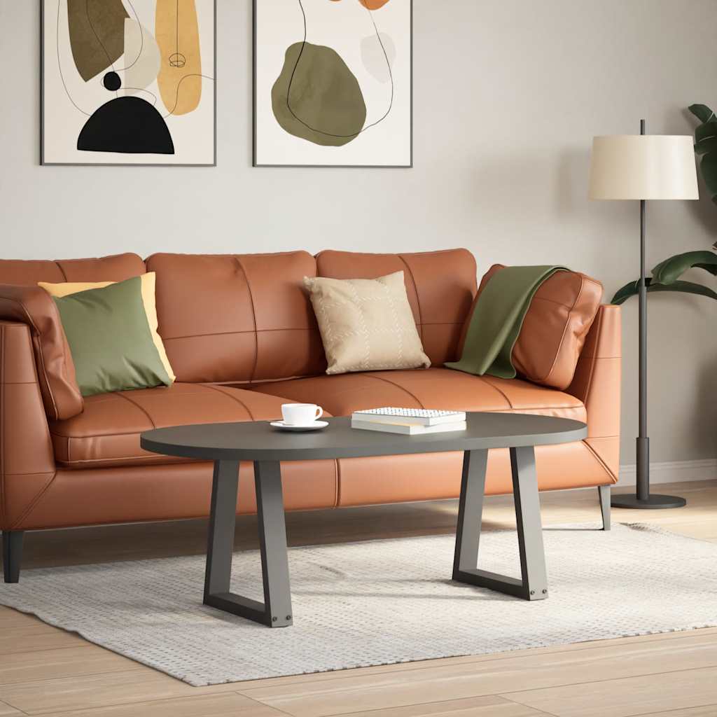 Coffee Table Legs V-Shape 2 pcs Anthracite 28x(42-43.3) cm Steel