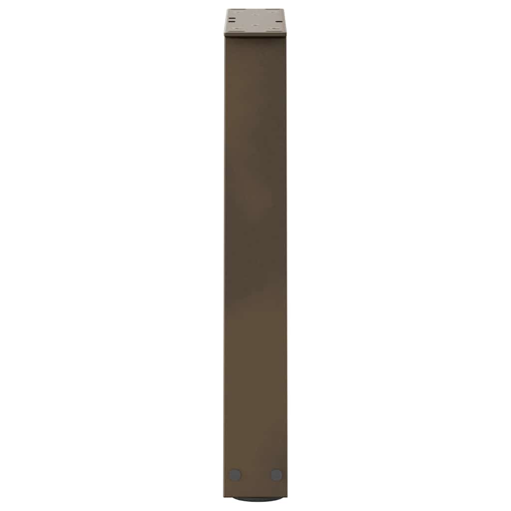 Coffee Table Legs V-Shape 2 pcs Natural Steel 28x(42-43.3) cm Steel