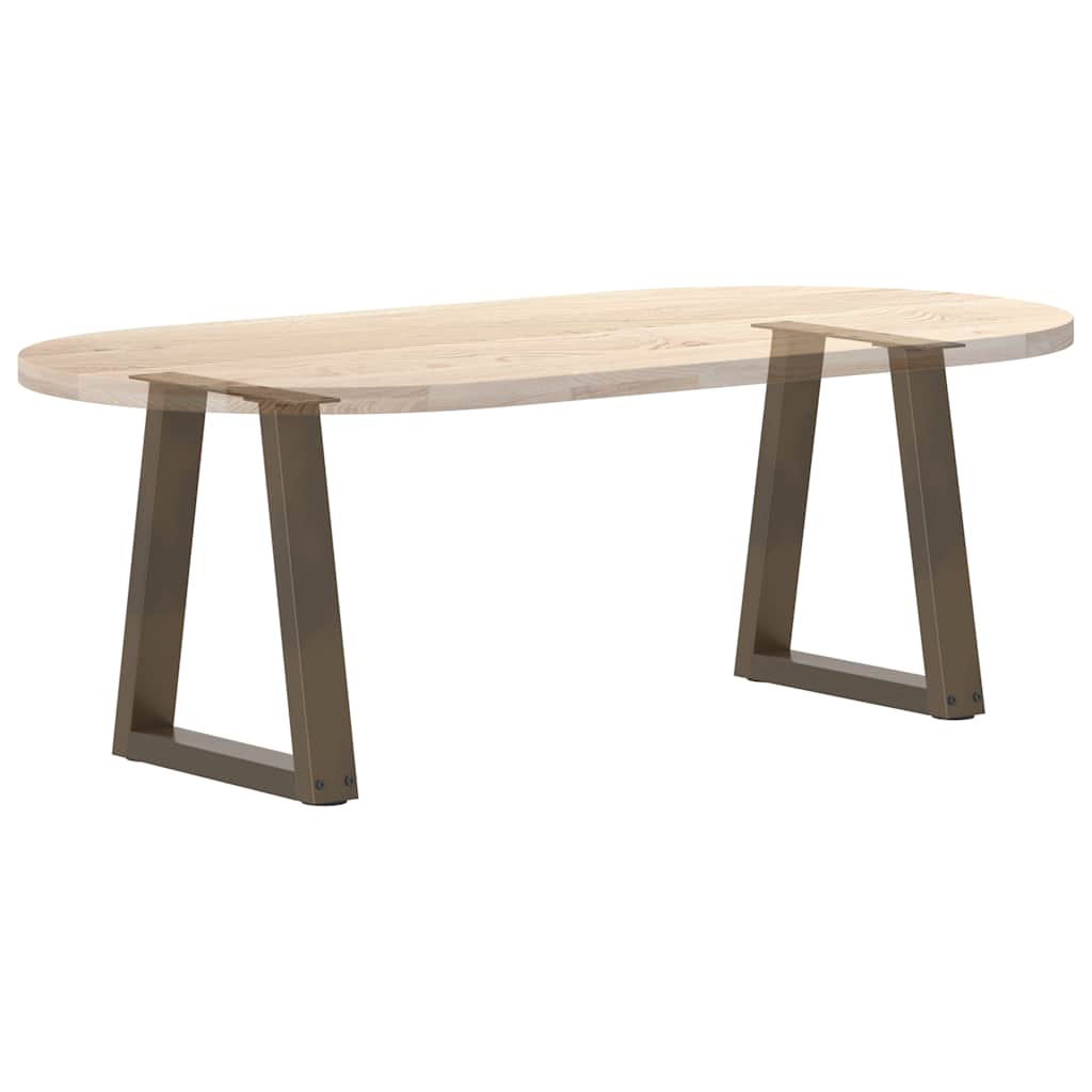 Coffee Table Legs V-Shape 2 pcs Natural Steel 28x(42-43.3) cm Steel