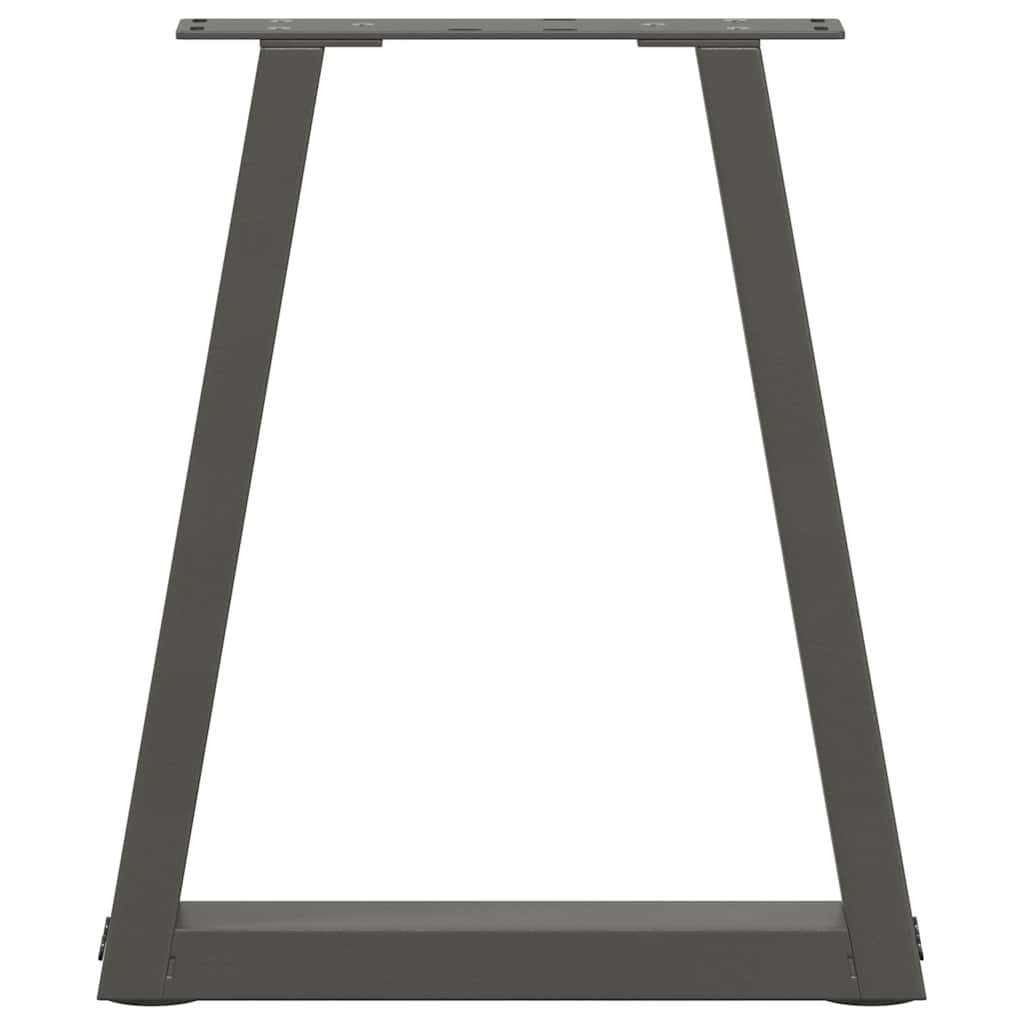 Coffee Table Legs V-Shape 2 pcs Anthracite 38x(42-43.3) cm Steel