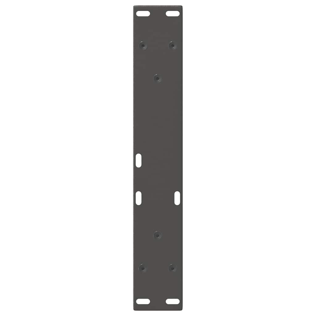 Coffee Table Legs V-Shape 2 pcs Anthracite 38x(42-43.3) cm Steel