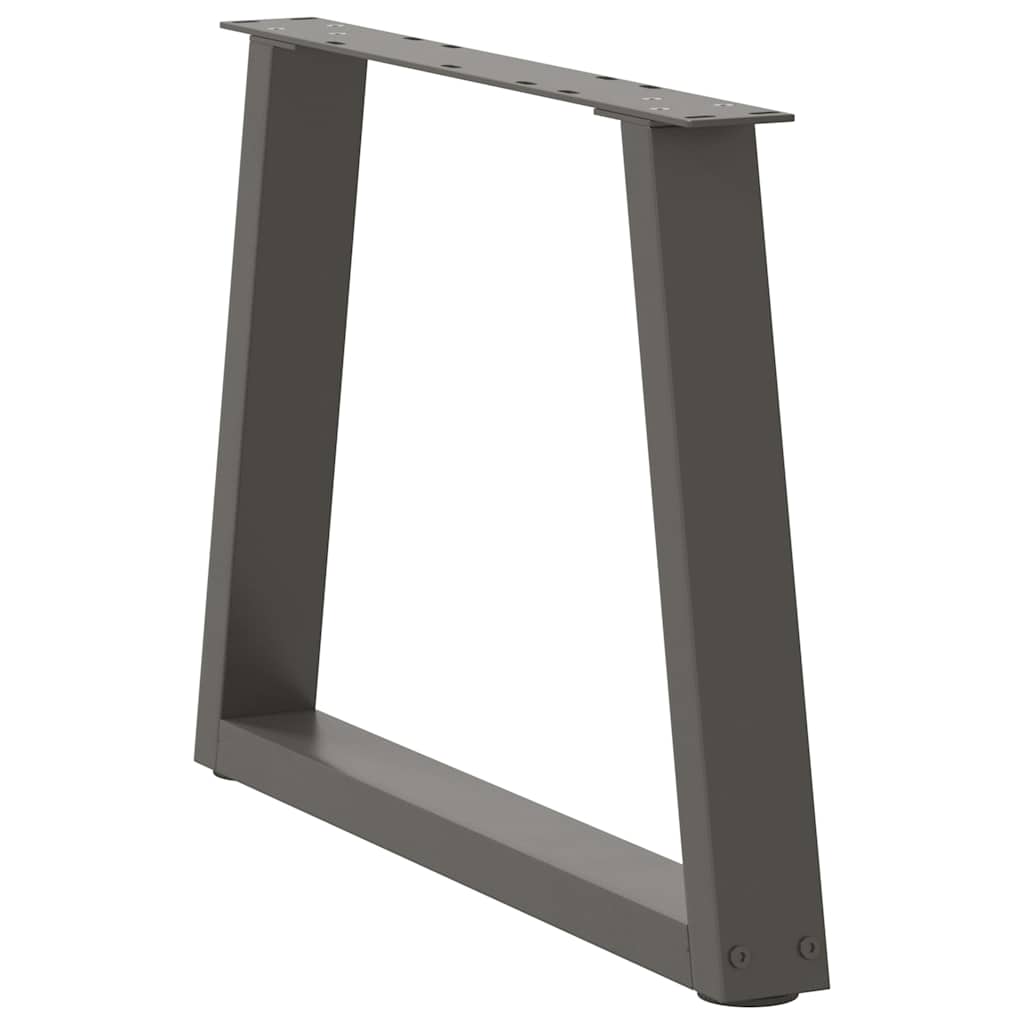 Coffee Table Legs V-Shape 2 pcs Anthracite 60x(42-43.3) cm Steel