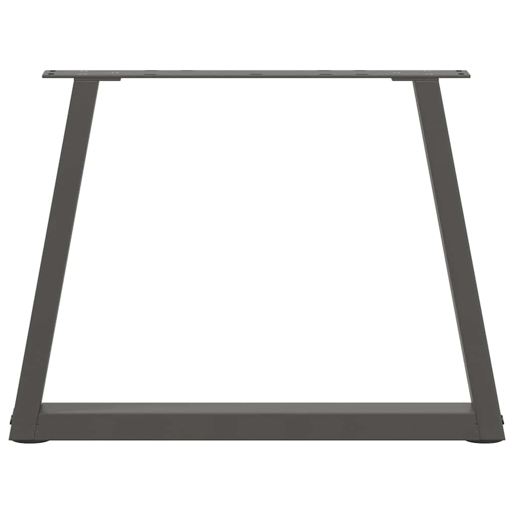 Coffee Table Legs V-Shape 2 pcs Anthracite 60x(42-43.3) cm Steel