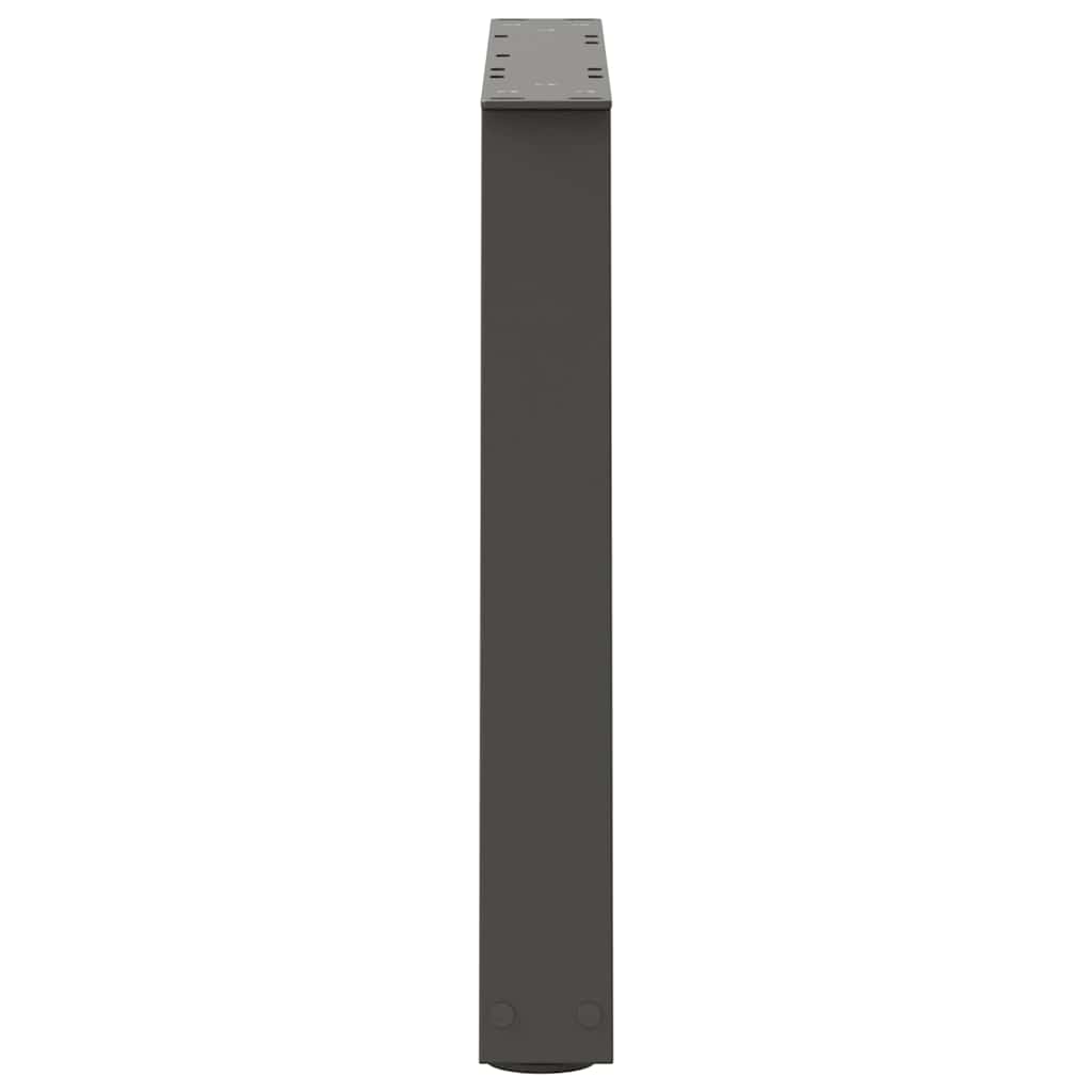 Coffee Table Legs V-Shape 2 pcs Anthracite 60x(42-43.3) cm Steel