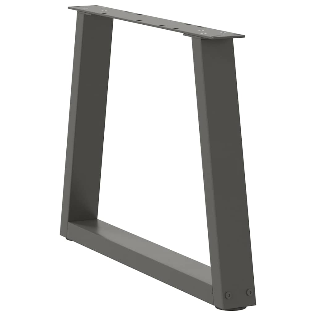 Coffee Table Legs V-Shape 2 pcs Anthracite 70x(42-43.3) cm Steel