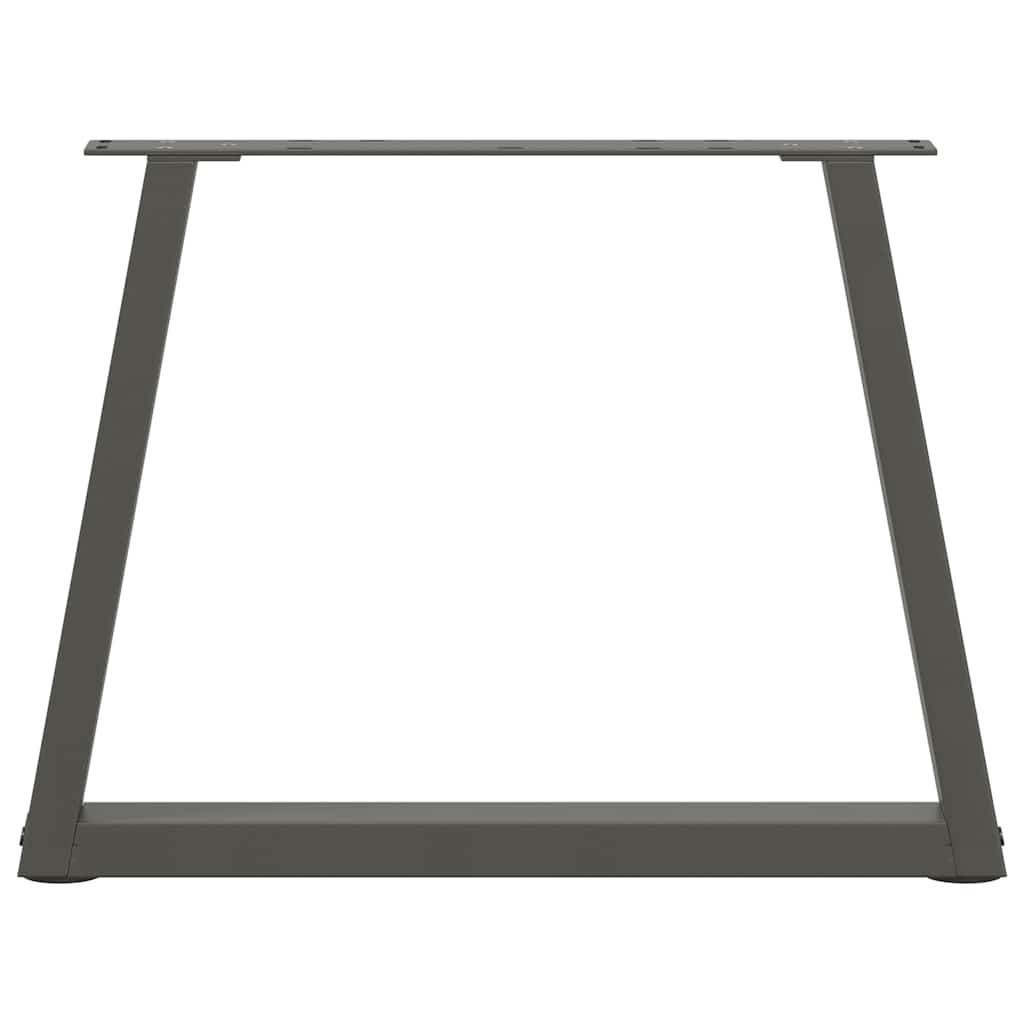 Coffee Table Legs V-Shape 2 pcs Anthracite 70x(42-43.3) cm Steel