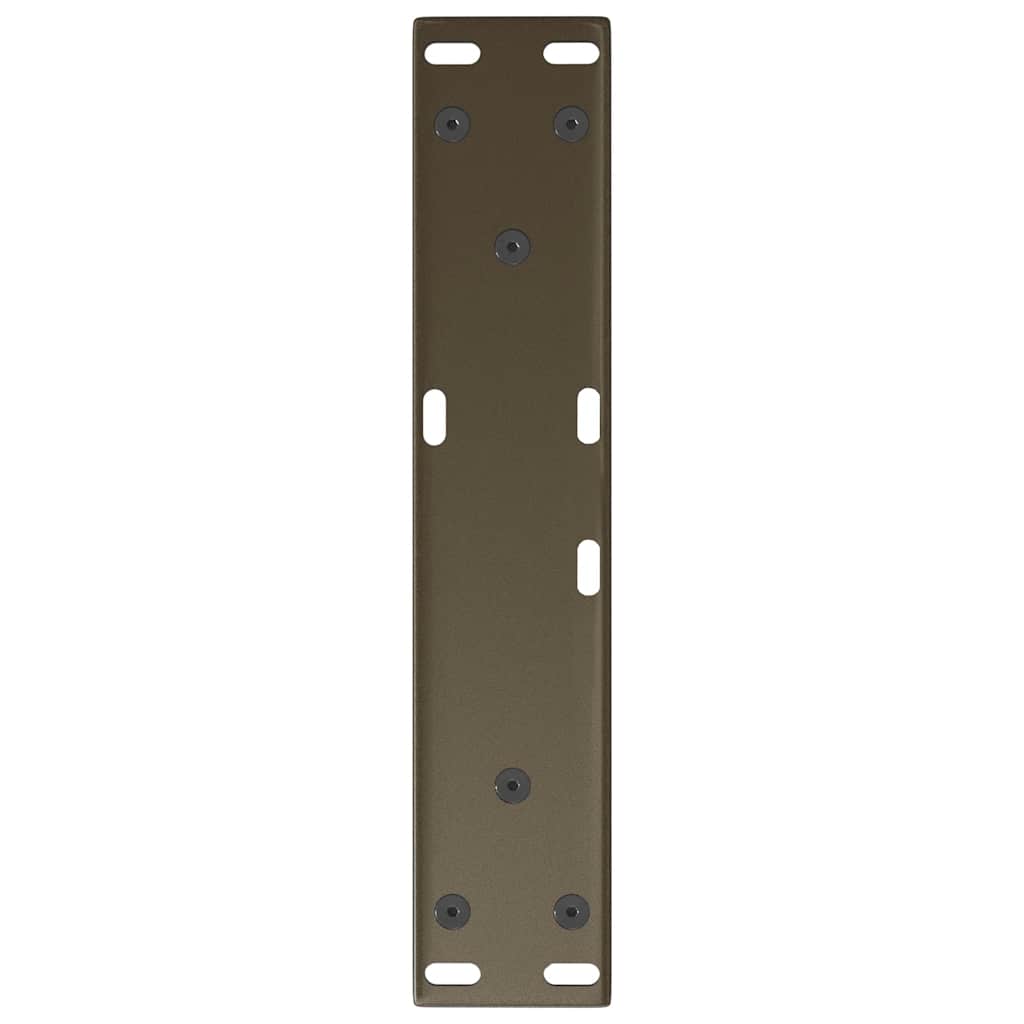 Coffee Table Legs V-Shape 2 pcs Natural Steel 30x(30-31.3) cm Steel