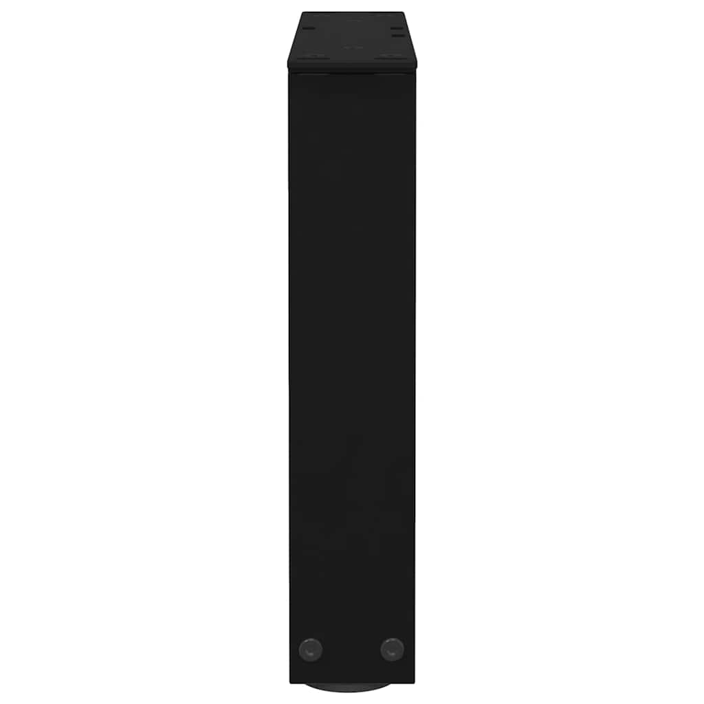 Coffee Table Legs V-Shape 2 pcs Black 40x(30-31.3) cm Steel