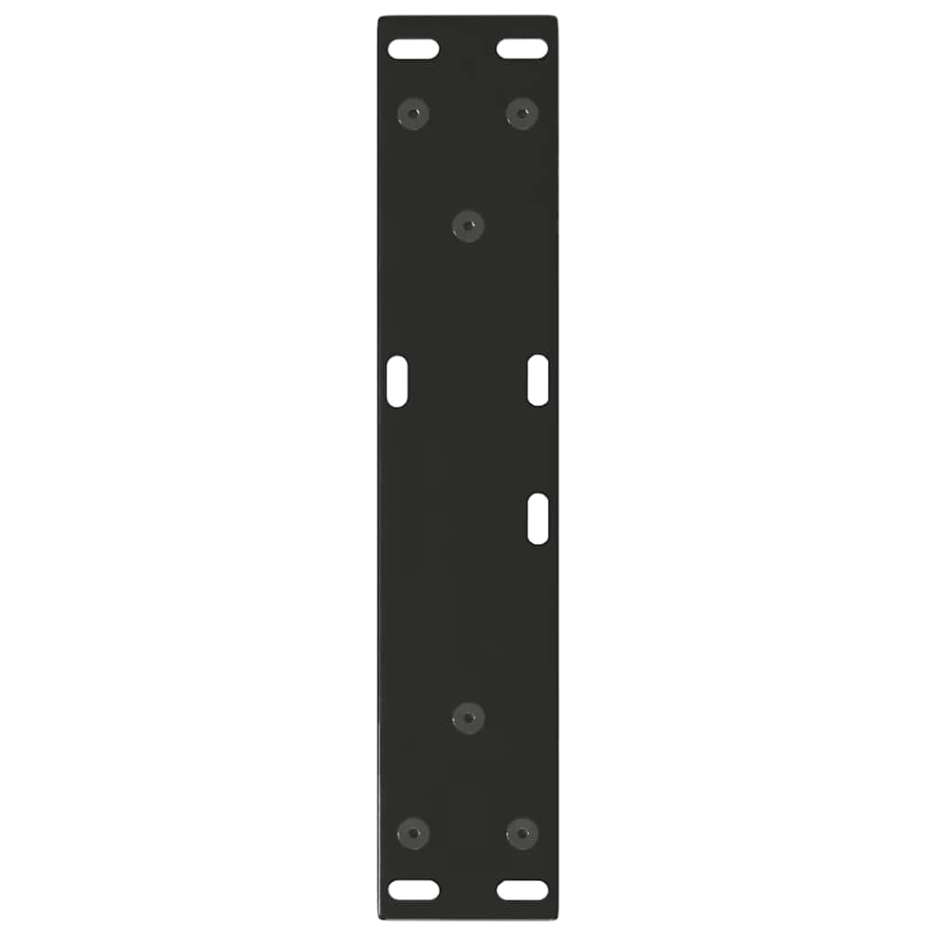 Coffee Table Legs V-Shape 2 pcs Black 40x(30-31.3) cm Steel